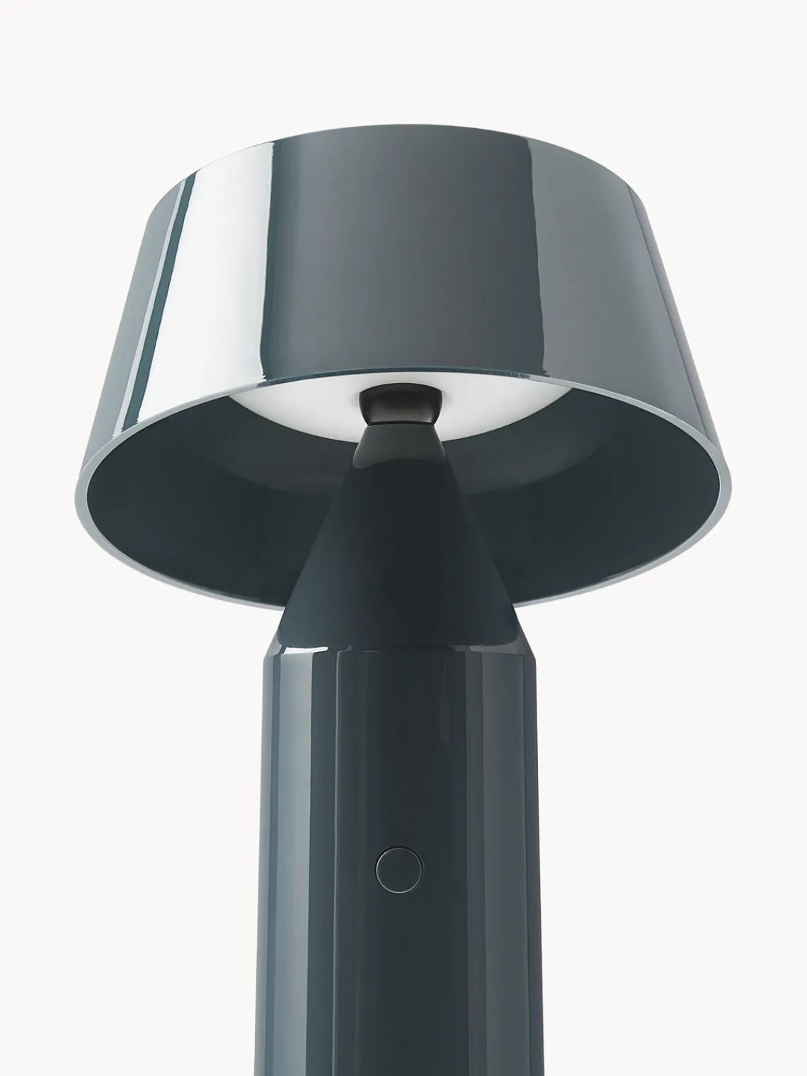Hot Marset Lampe à poser LED mobile orientable Bicoca, intensité lumineuse variable Anthracite haute brillance, grège