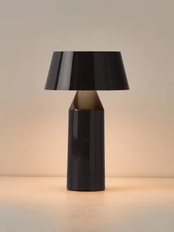 Hot Marset Lampe à poser LED mobile orientable Bicoca, intensité lumineuse variable Anthracite haute brillance, grège