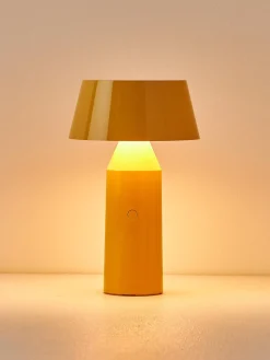 Outlet Marset Lampe à poser LED mobile orientable Bicoca, intensité lumineuse variable Jaune soleil haute brillance, jaune citron