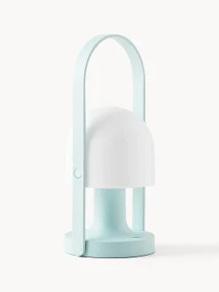 Fashion Marset Lampe à poser LED mobile orientable FollowMe, intensité lumineuse variable Blanc, turquoise