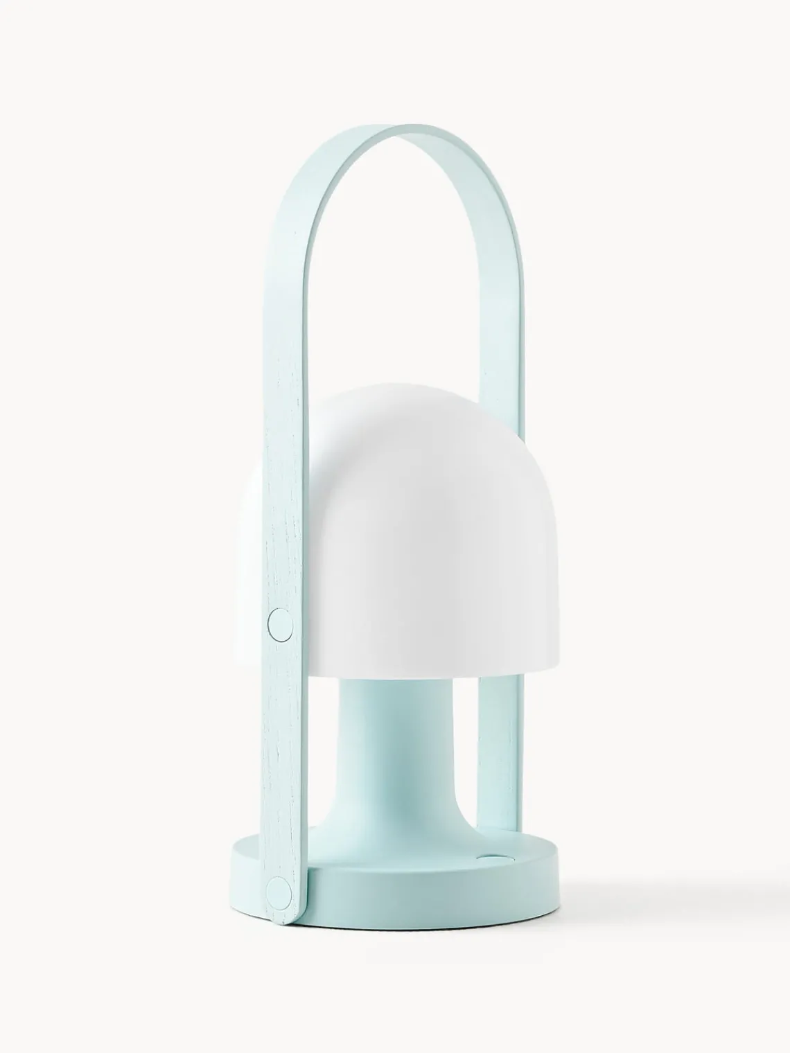 Fashion Marset Lampe à poser LED mobile orientable FollowMe, intensité lumineuse variable Blanc, turquoise