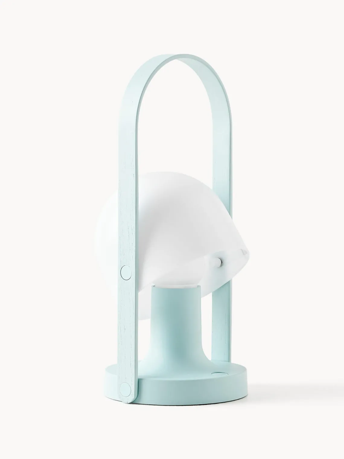 Fashion Marset Lampe à poser LED mobile orientable FollowMe, intensité lumineuse variable Blanc, turquoise