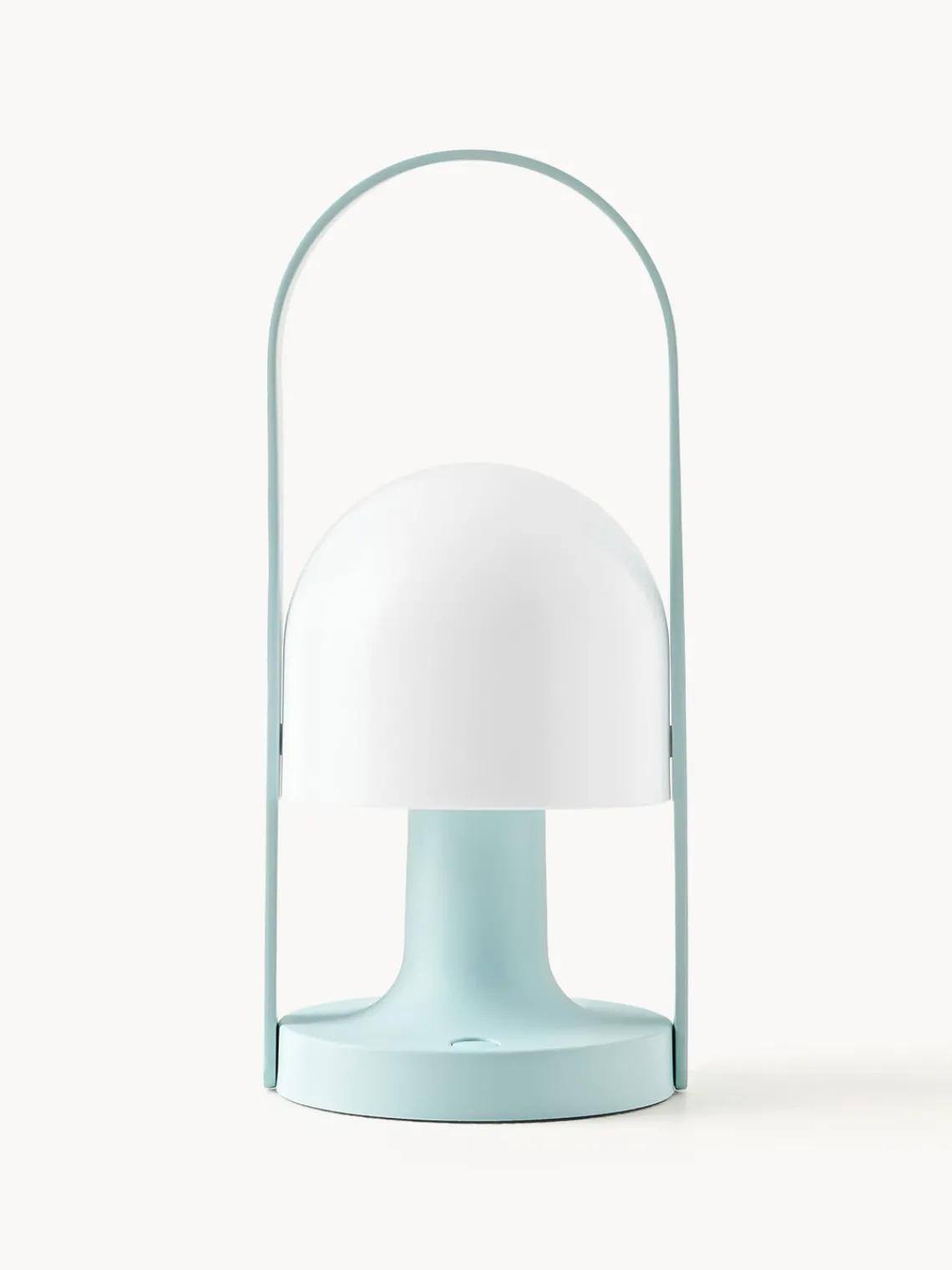 Fashion Marset Lampe à poser LED mobile orientable FollowMe, intensité lumineuse variable Blanc, turquoise