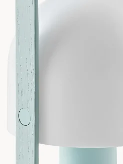 Fashion Marset Lampe à poser LED mobile orientable FollowMe, intensité lumineuse variable Blanc, turquoise