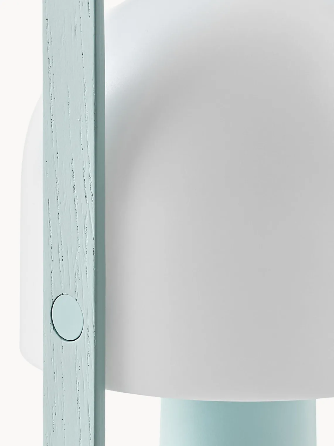 Fashion Marset Lampe à poser LED mobile orientable FollowMe, intensité lumineuse variable Blanc, turquoise
