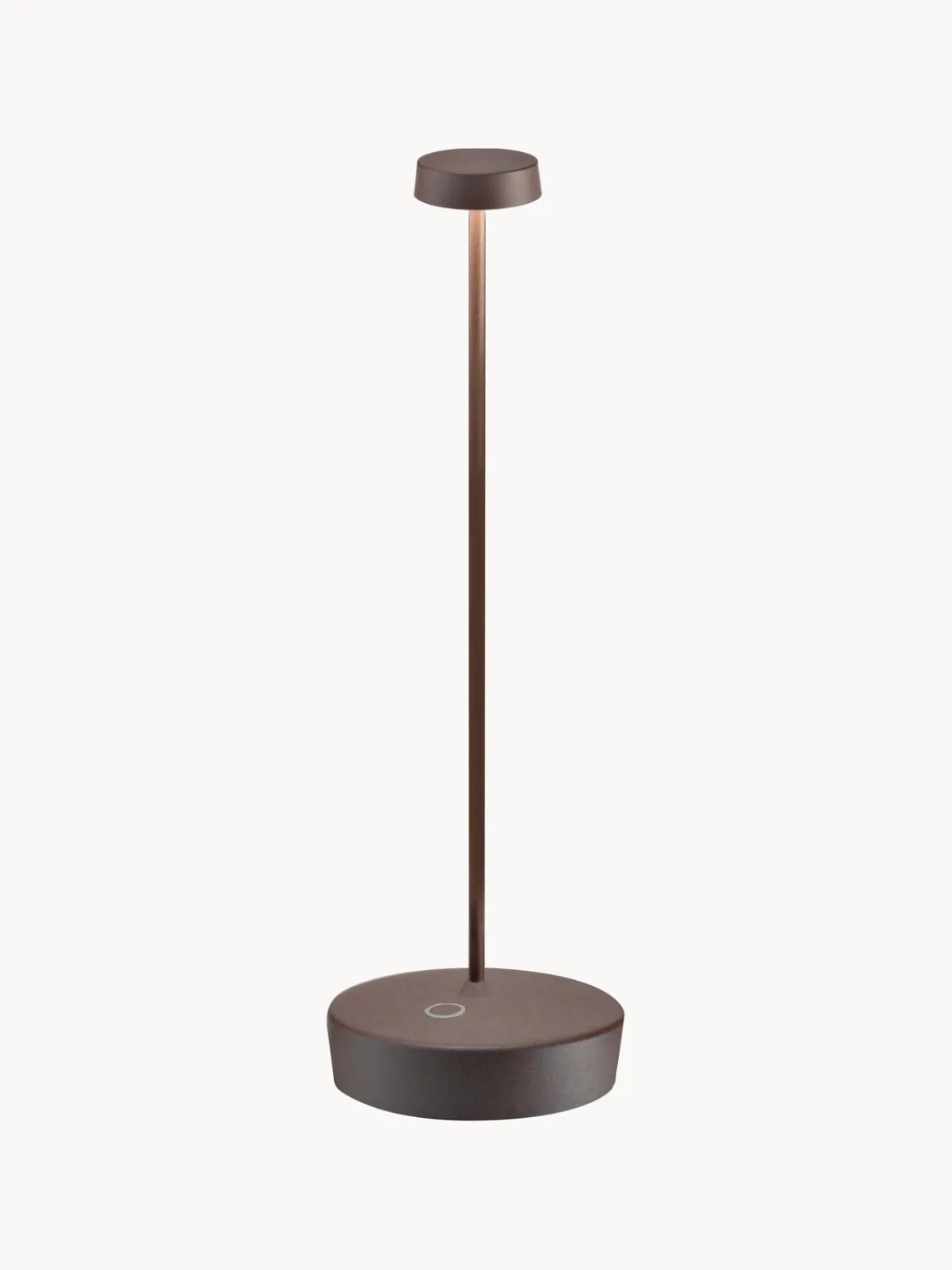 Best zafferano Lampe à poser LED mobile Swap Mini, intensité lumineuse variable Nougat