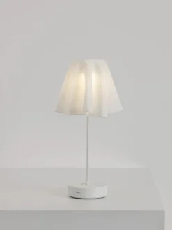 Sale zafferano Lampe à poser LED mobile Swap Mini, intensité lumineuse variable Blanc