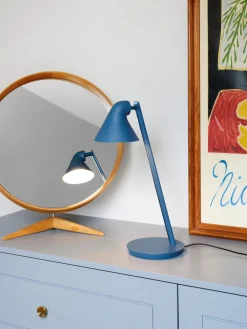 Outlet Louis Poulsen Lampe à poser LED NJP, intensité lumineuse variable Gris-bleu