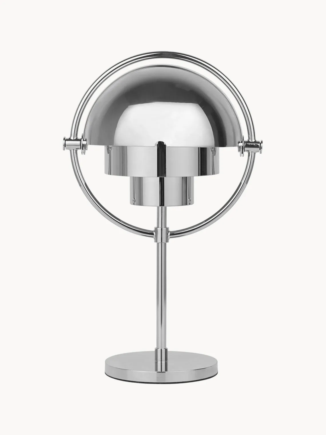 Outlet GUBI Lampe à poser mobile Multi-Lite, intensité lumineuse variable Argenté, haute brillance
