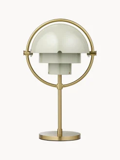 Sale GUBI Lampe à poser mobile Multi-Lite, intensité lumineuse variable Gris clair haute brillance, doré haute brillance