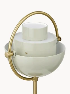 Sale GUBI Lampe à poser mobile Multi-Lite, intensité lumineuse variable Gris clair haute brillance, doré haute brillance