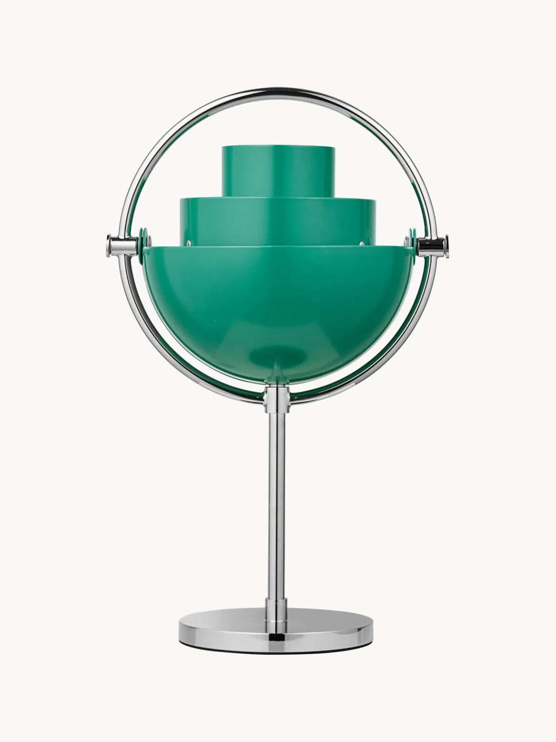 Online GUBI Lampe à poser mobile Multi-Lite, intensité lumineuse variable Vert turquoise mat, argenté haute brillance