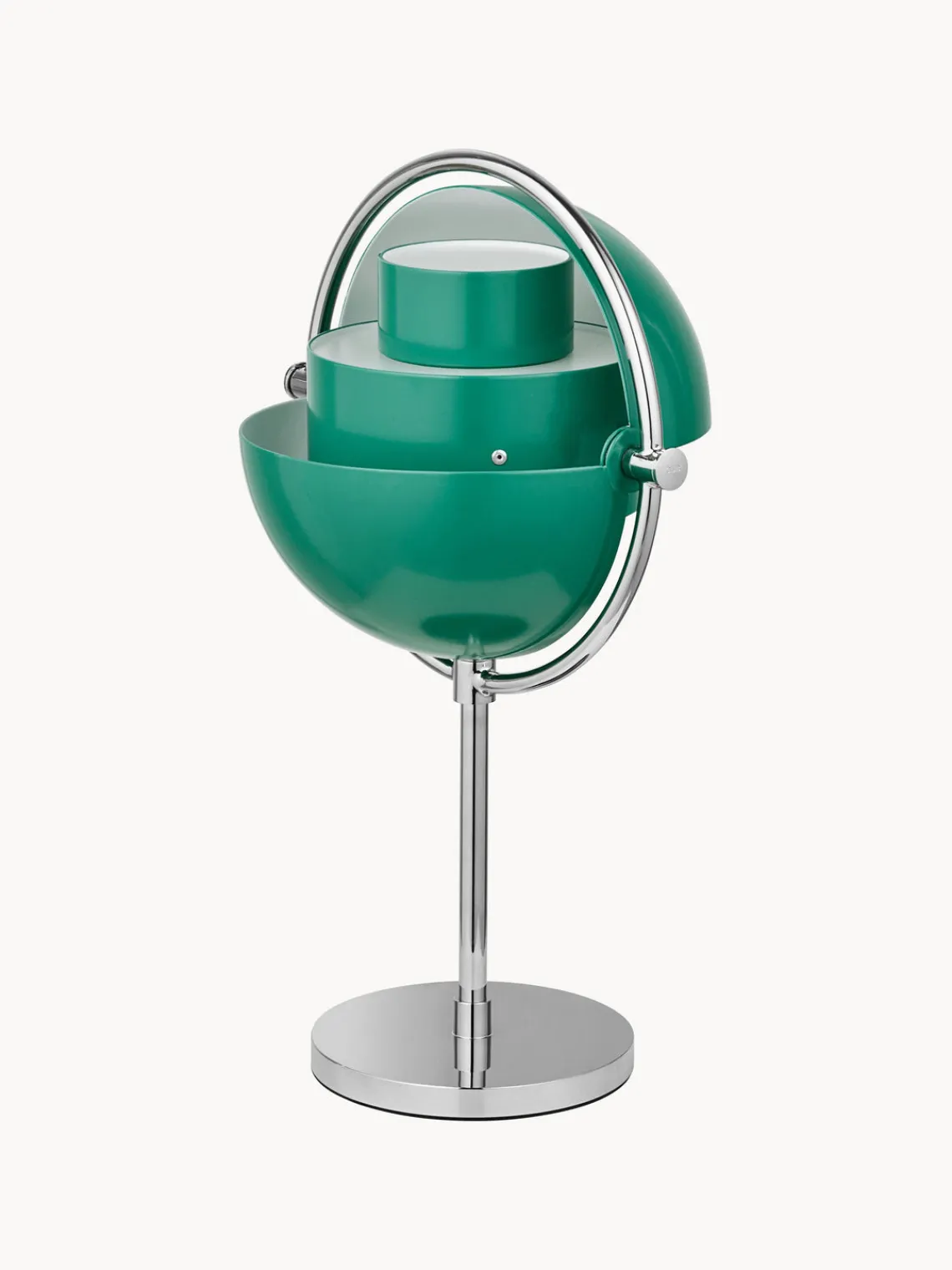 Online GUBI Lampe à poser mobile Multi-Lite, intensité lumineuse variable Vert turquoise mat, argenté haute brillance