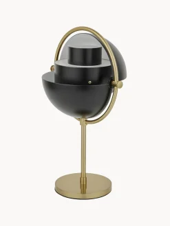 Outlet GUBI Lampe à poser mobile Multi-Lite, intensité lumineuse variable Noir mat, doré mat
