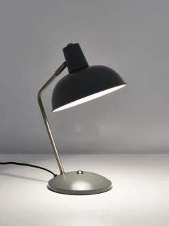 Discount Leitmotiv Lampe de bureau rétro Hood Vert, doré