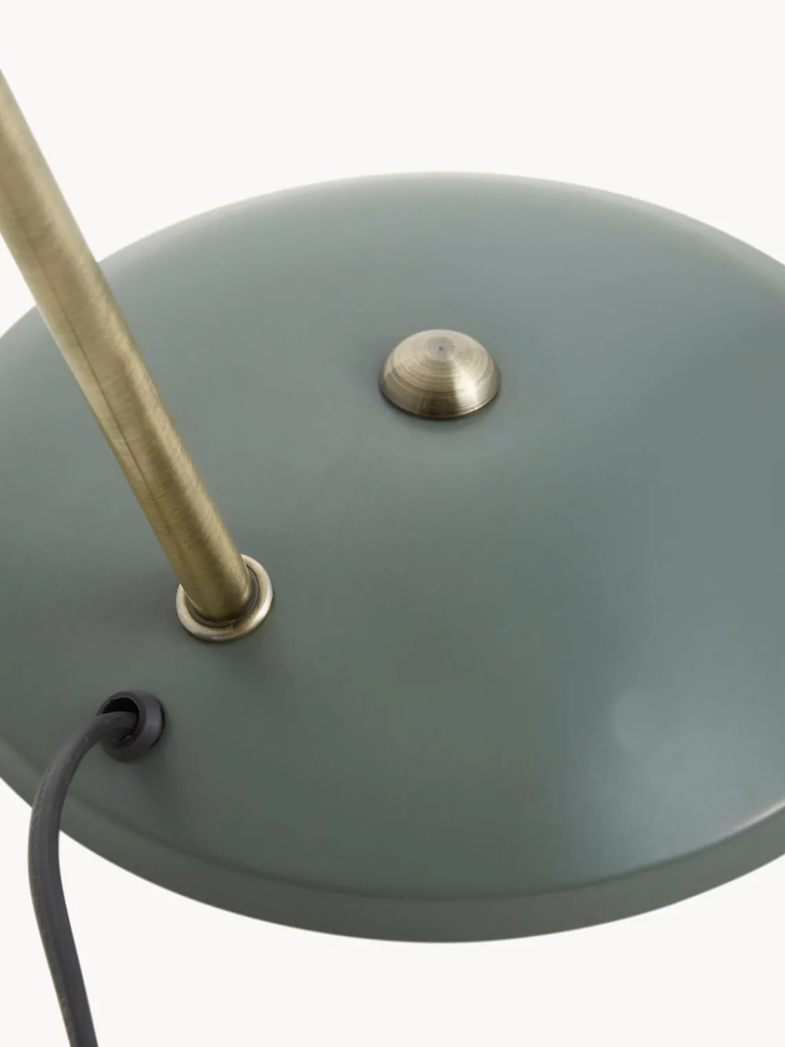 Discount Leitmotiv Lampe de bureau rétro Hood Vert, doré