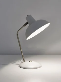 Sale Leitmotiv Lampe de bureau rétro Hood Blanc, doré