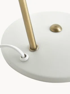 Sale Leitmotiv Lampe de bureau rétro Hood Blanc, doré