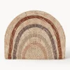Clearance Oyoy Living Design Lampe LED artisanale en rotin avec prise secteur Rainbow