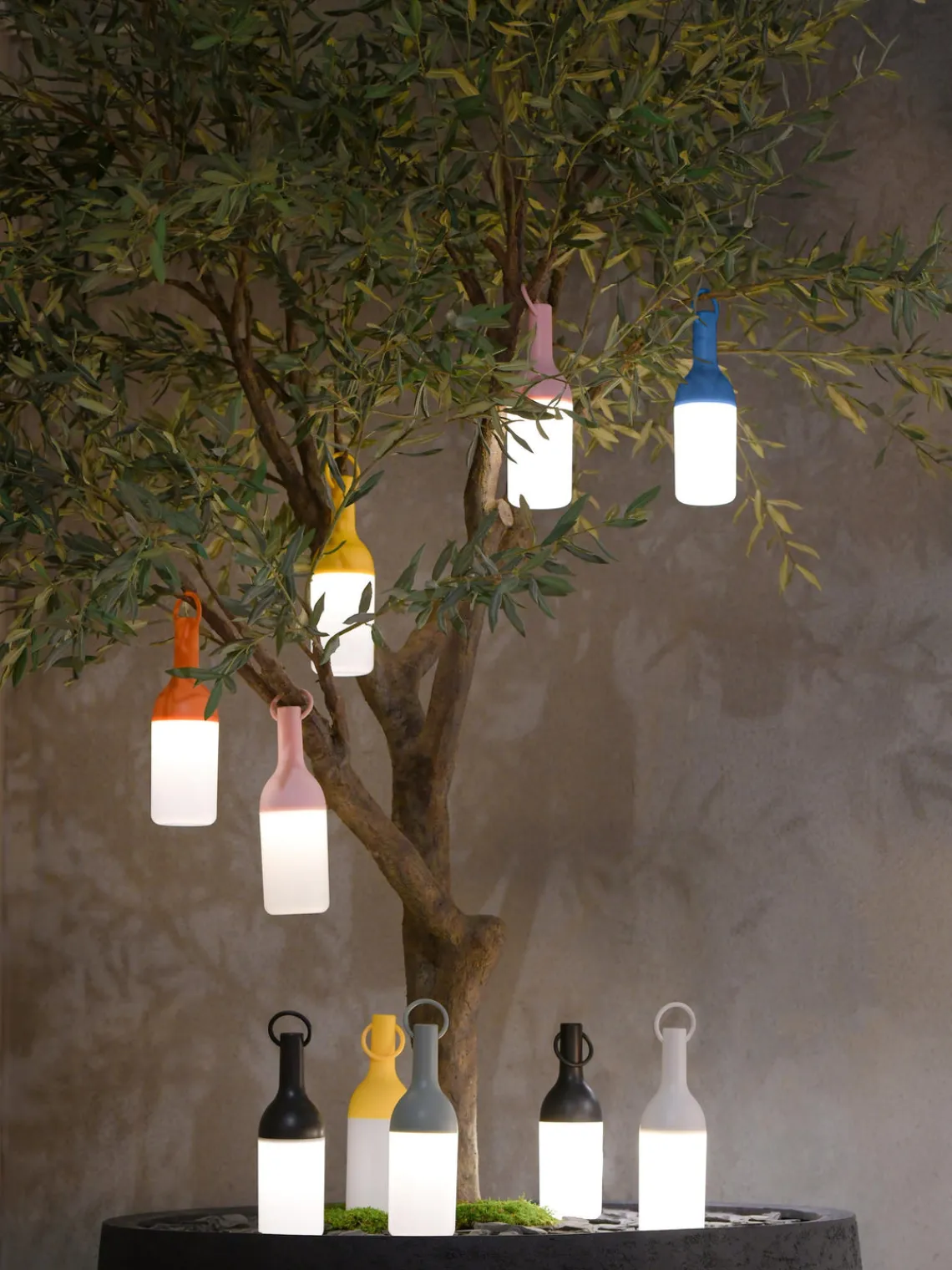 Best sompex Lampes d'extérieur LED mobiles à intensité variable Elo, 2 pièces Noir, blanc