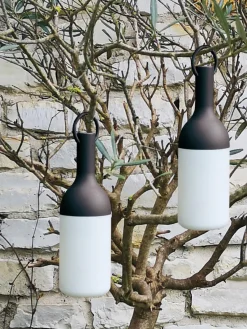Best sompex Lampes d'extérieur LED mobiles à intensité variable Elo, 2 pièces Noir, blanc