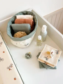 Fashion Cam Cam Copenhagen Lingettes en mousseline de coton bio , 4 élém. Bicycles
