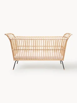 Clearance Bermbach Lit bébé artisanal en rotin Frederick
