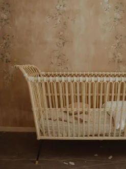 Clearance Bermbach Lit bébé artisanal en rotin Frederick