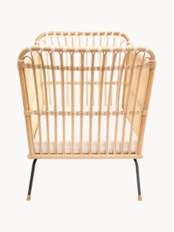 Clearance Bermbach Lit bébé artisanal en rotin Frederick