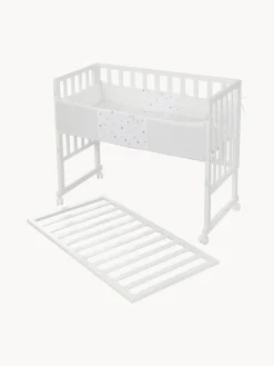 Hot Roba Kids Lit d'appoint pour bébé réglable en hauteur Magie des étoiles avec roulettes, 45 x 90 cm