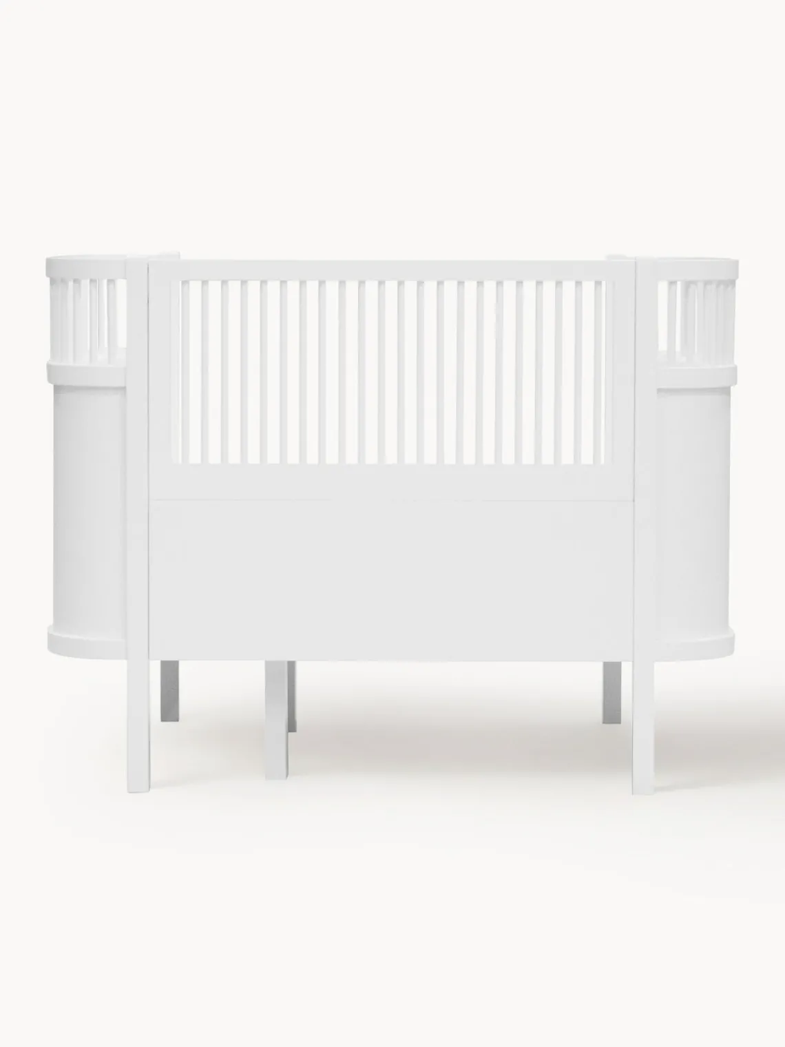 Fashion Sebra Lit de bébé ajustable Baby & Junior, 70 x 110-150 cm Blanc