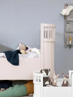 Clearance Sebra Lit de bébé ajustable Baby & Junior, 70 x 110-150 cm Beige clair