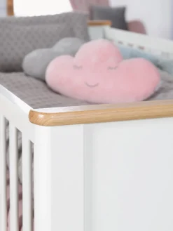 Outlet Roba Kids Lit de bébé en bois réglable en hauteur Ava, 70 x 140 cm