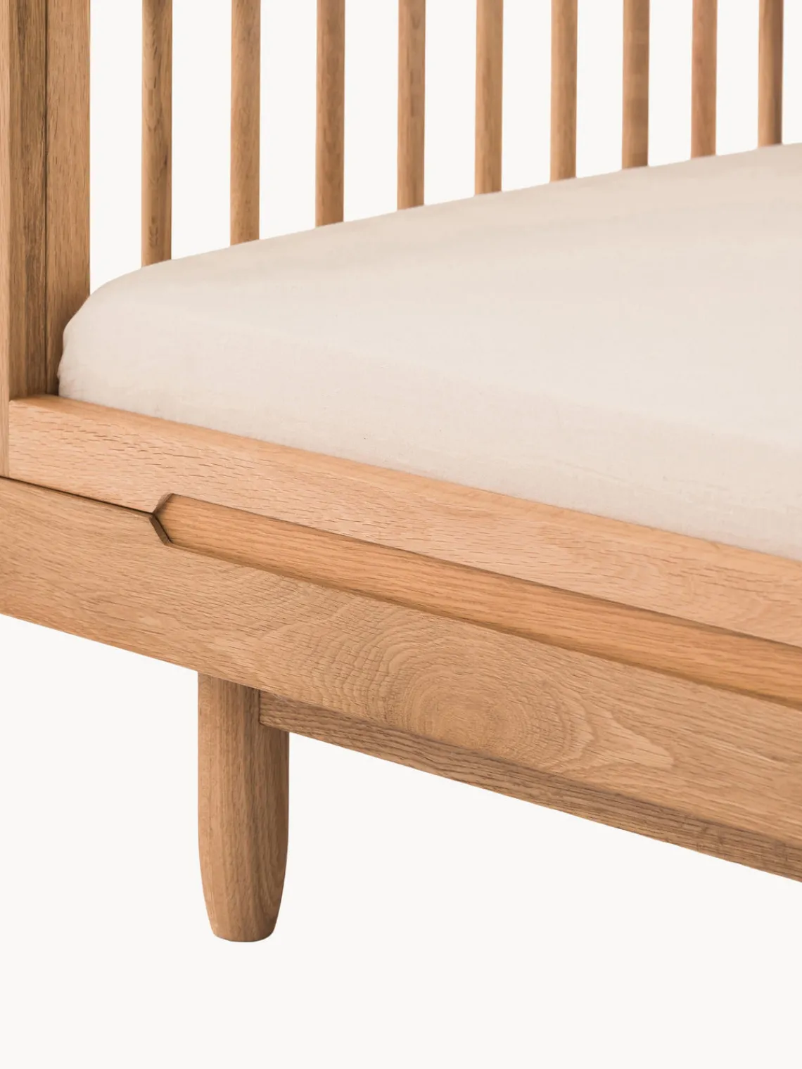 Fashion Nobodinoz Lit en chêne pour enfant Pure, 70 x 140 cm