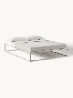 Discount Westwing Collection Lit en métal Neptune Beige clair