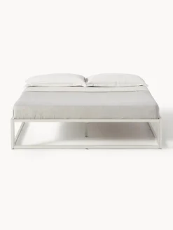 Discount Westwing Collection Lit en métal Neptune Beige clair