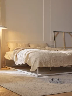 Discount Westwing Collection Lit en métal Neptune Blanc