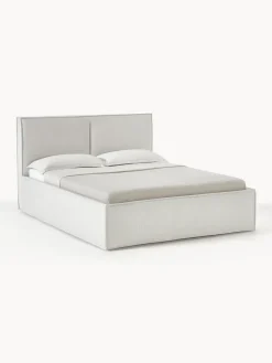 Best Westwing Collection Lit matelassé Dream Tissu grège