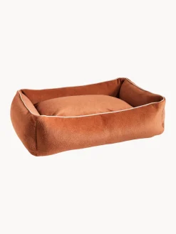 Outlet Laboni Lit pour chien en velours Classic, tailles variées Velours terracotta