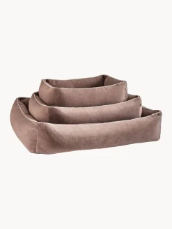 Fashion Laboni Lit pour chien en velours Classic, tailles variées Velours vieux rose