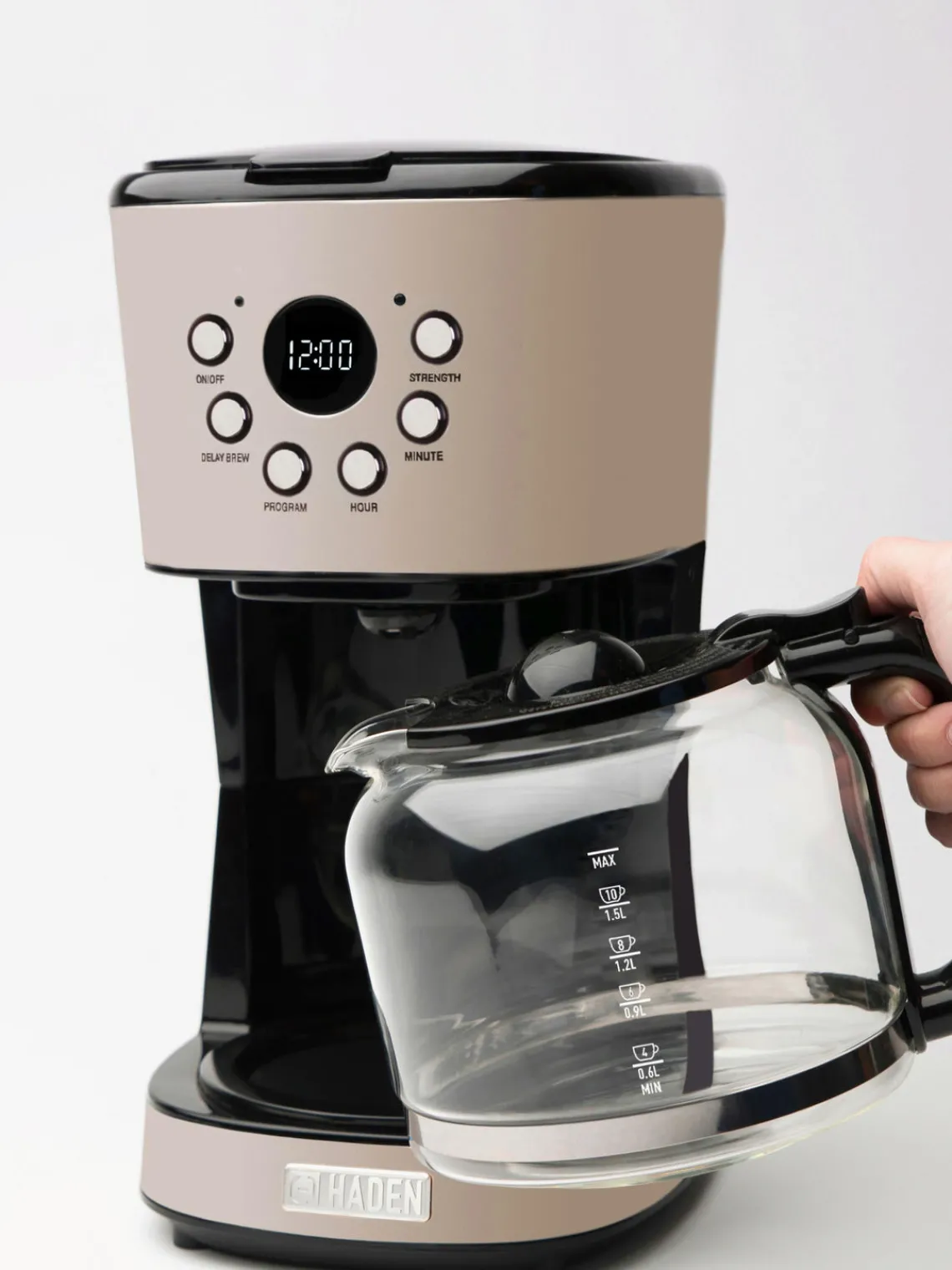 Online Haden Machine à café Drip Beige, noir