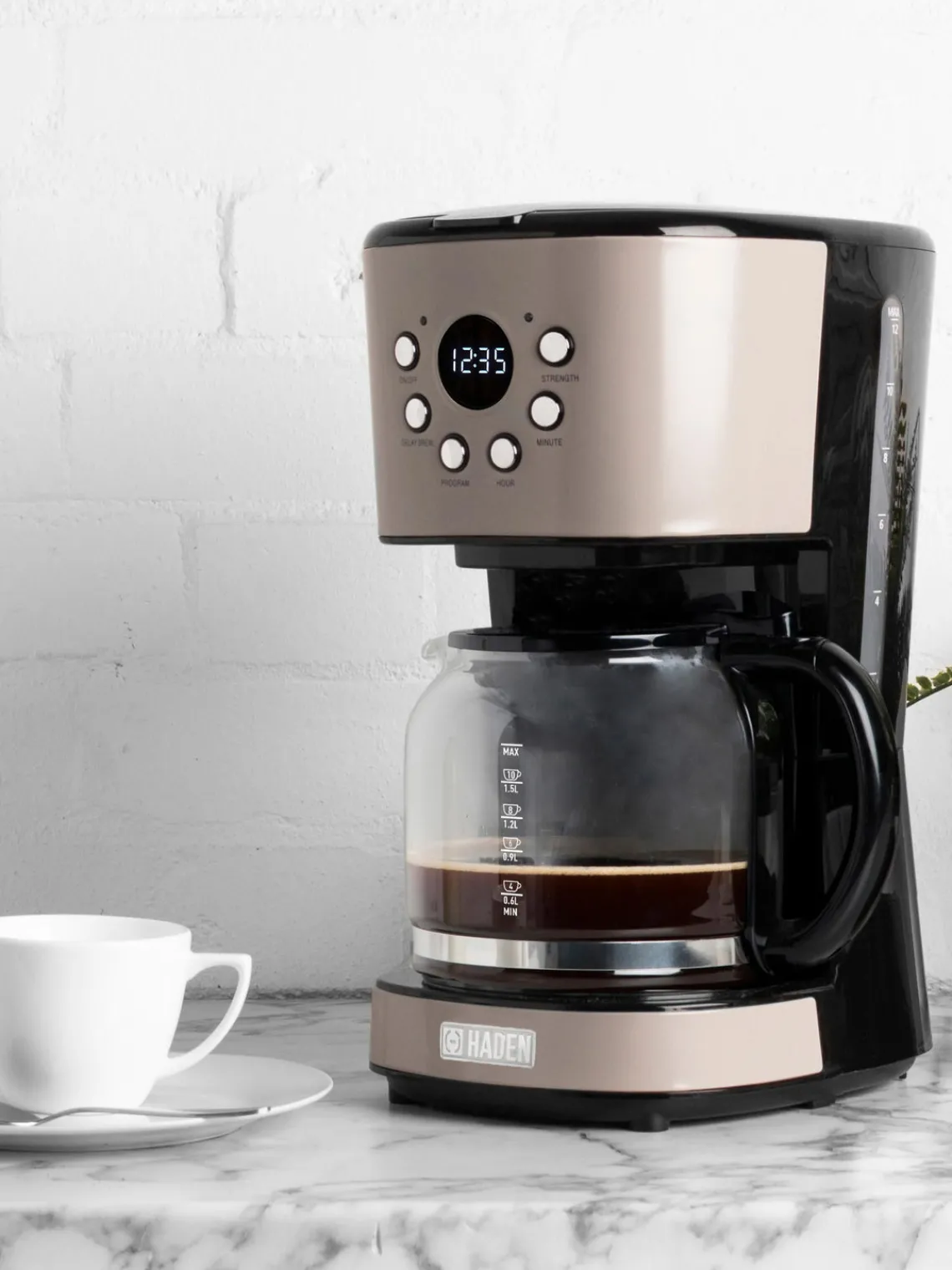 Online Haden Machine à café Drip Beige, noir