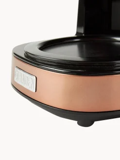 Clearance Haden Machine à café Drip Noir, rose avec finition en métal