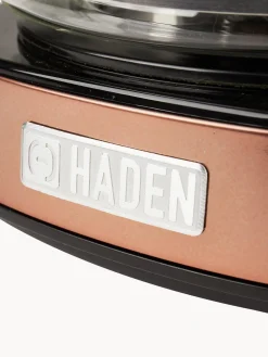 Clearance Haden Machine à café Drip Noir, rose avec finition en métal