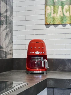 Discount Smeg Machine à café filtre 50's Style Rouge, haute brillance