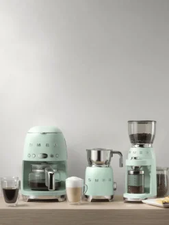 Sale Smeg Machine à café filtre 50's Style Vert menthe, haute brillance