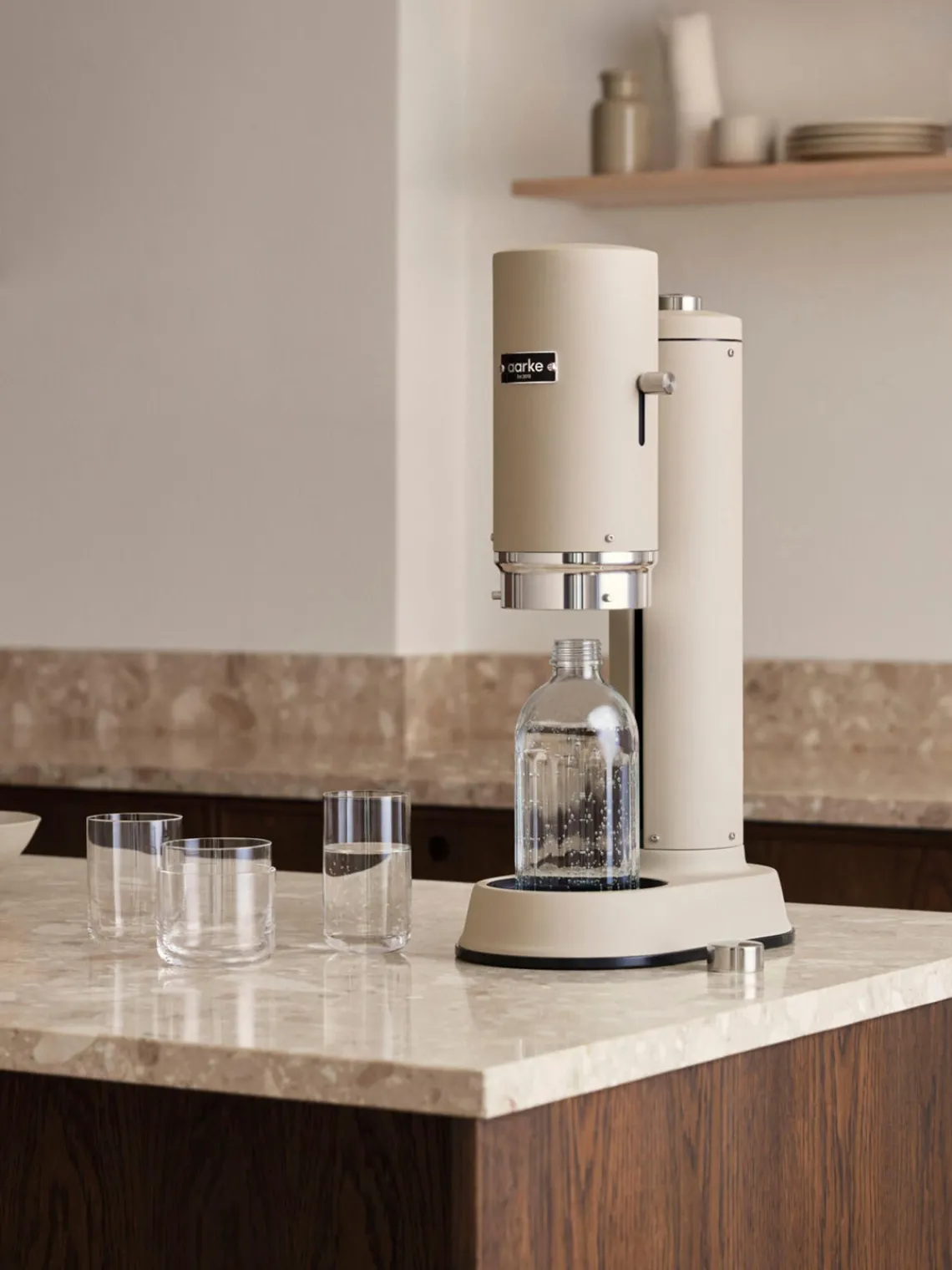 Outlet Aarke Machine à soda Carbonator Pro Beige clair, mat