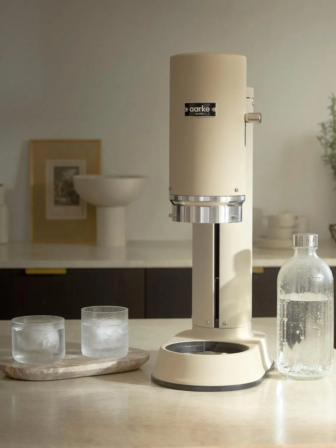 Outlet Aarke Machine à soda Carbonator Pro Beige clair, mat