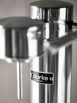 New Aarke Machine à soda Carbonator 3 Couleur argentée, haute brillance