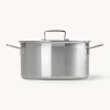 Online LE CREUSET Marmite en acier inoxydable 3 plis avec couvercle Move